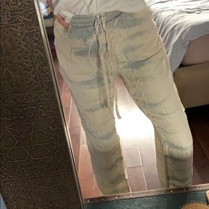 Johnny was tie-dye pants